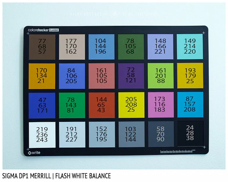 Sigma DP1 Merrill, FLASH White Balance