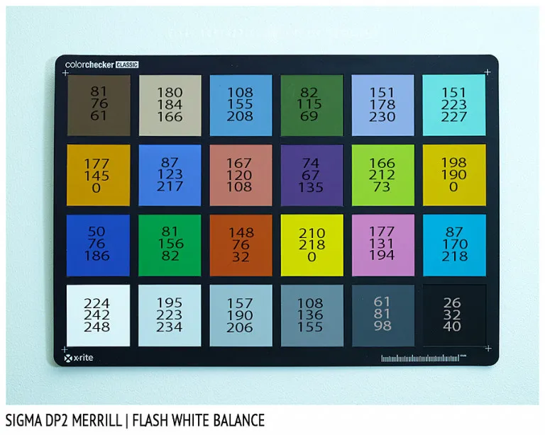 Sigma DP2 Merrill, FLASH White Balance