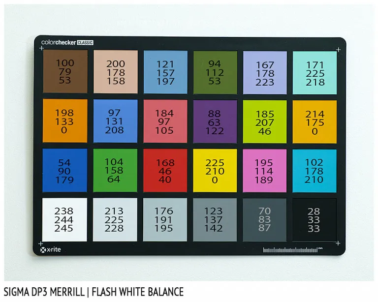 Sigma DP3 Merrill, FLASH White Balance
