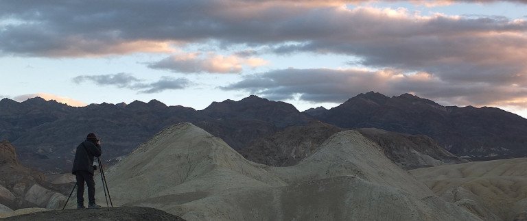 Vieri at work in Death Valley