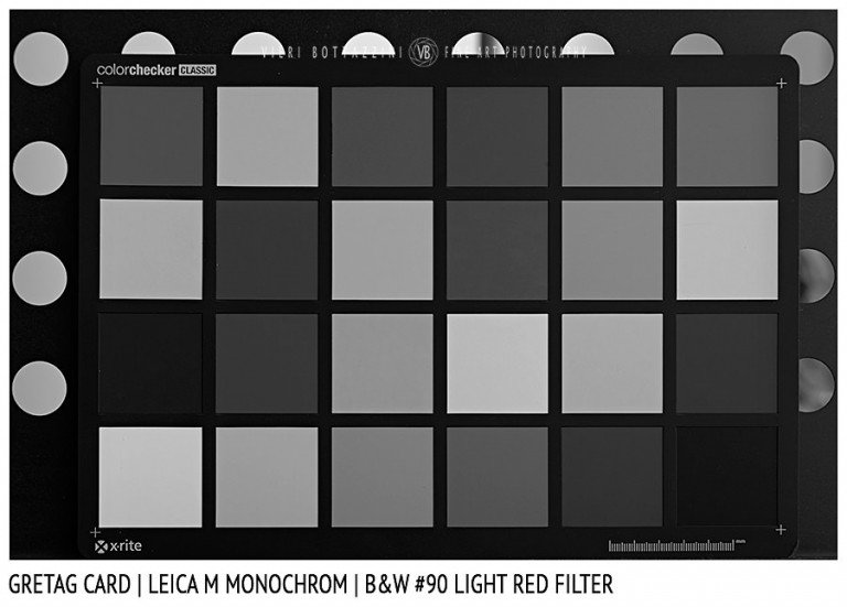 Leica M Monochrom – B+W #90 Multi Coated Glass Filter, Light Red