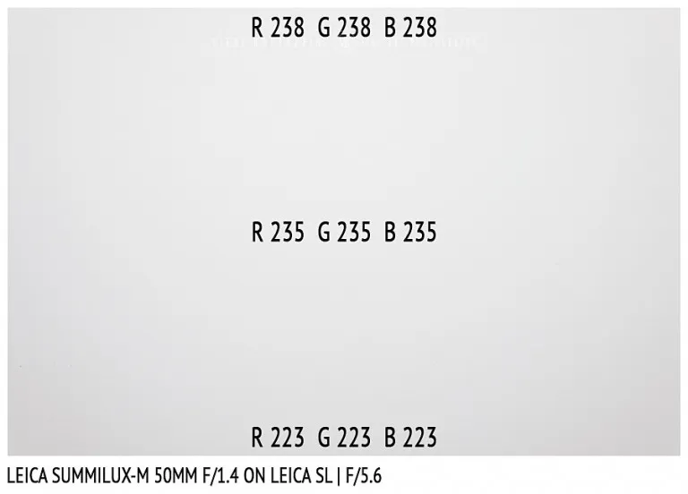 White wall ready for the test