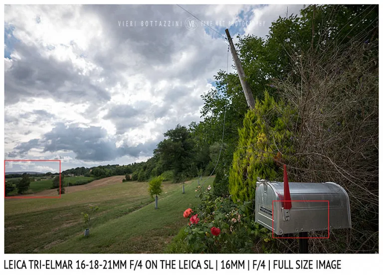Leica Tri-Elmar-Elmar 16-18-21mm f/4 | 16mm | Close Focus | Full Image | f/4