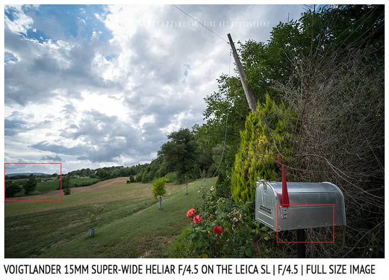 Voigtlander 15mm Super-Wide Heliar f/4.5 v. III | Close Focus | Full Image | f/4.5