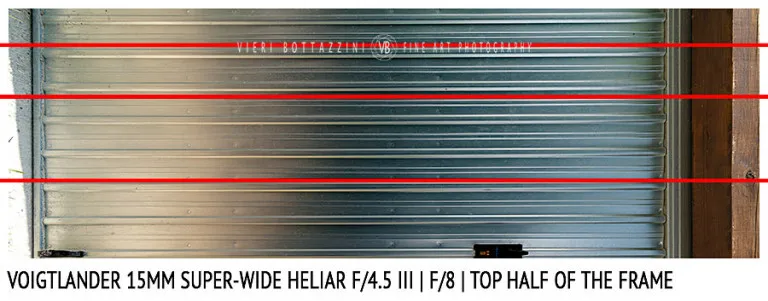Voigtlander Super-Wide Heliar 15mm | Distortion | f/8
