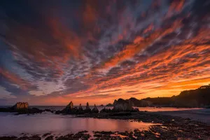 Playa de Gueirua, Asturias (Spain, 2018)