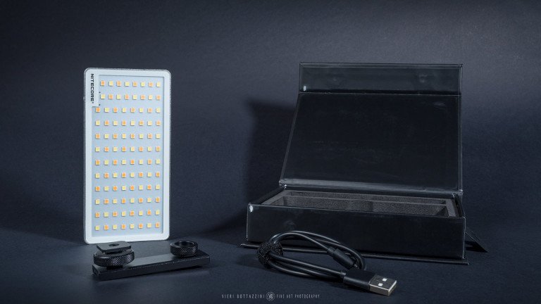 The Nitecore SCL10 2-in-1 Smart Camera Light