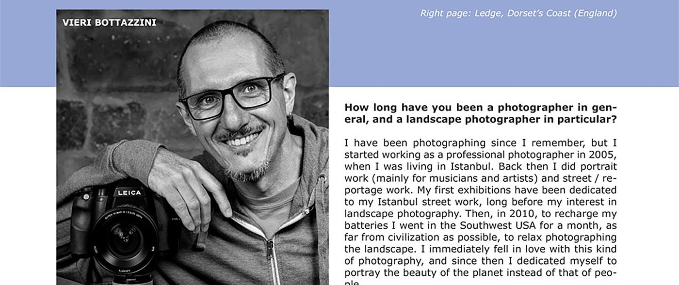 Vieri Bottazzini interviews with Exclusive Photo Mag!