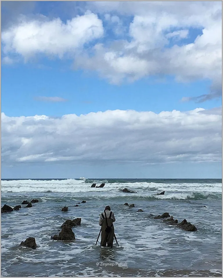 Vieri at work at Playa Barrika, Spain 2016