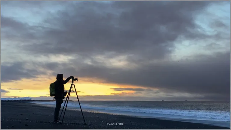 Vieri at work in Iceland